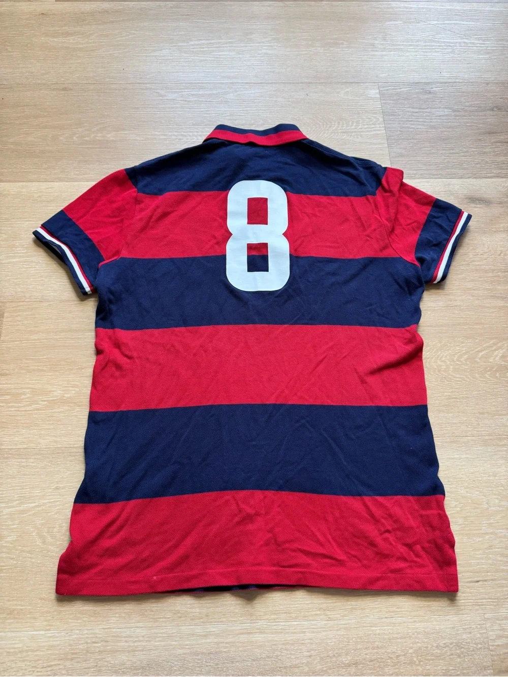 Ralph Lauren Red & Navy England Rugby Polo